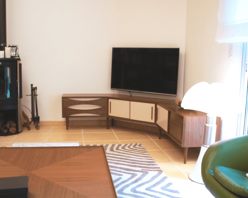 Meuble tv en noyer
